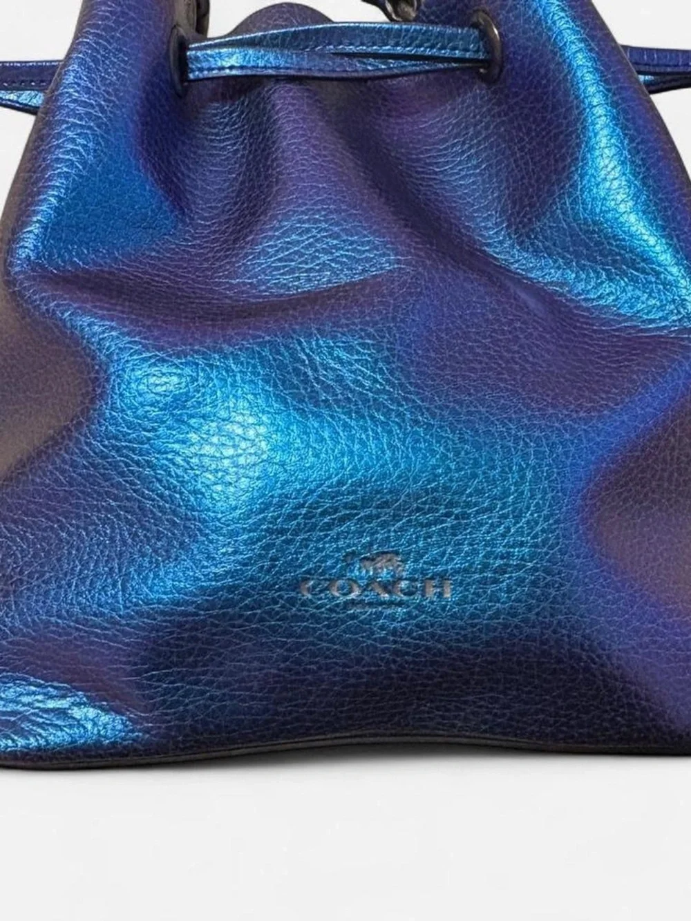 RARE Coach NASA Hologram Blue Purple Derby Crossbody Bag - Picture 3 of 8